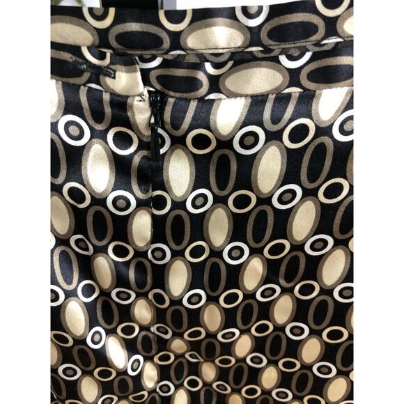 Style & CO. Collection Pencil Skirt Women 14 Lined 100% Silk Lined Zipper Back - Picture 2 of 6